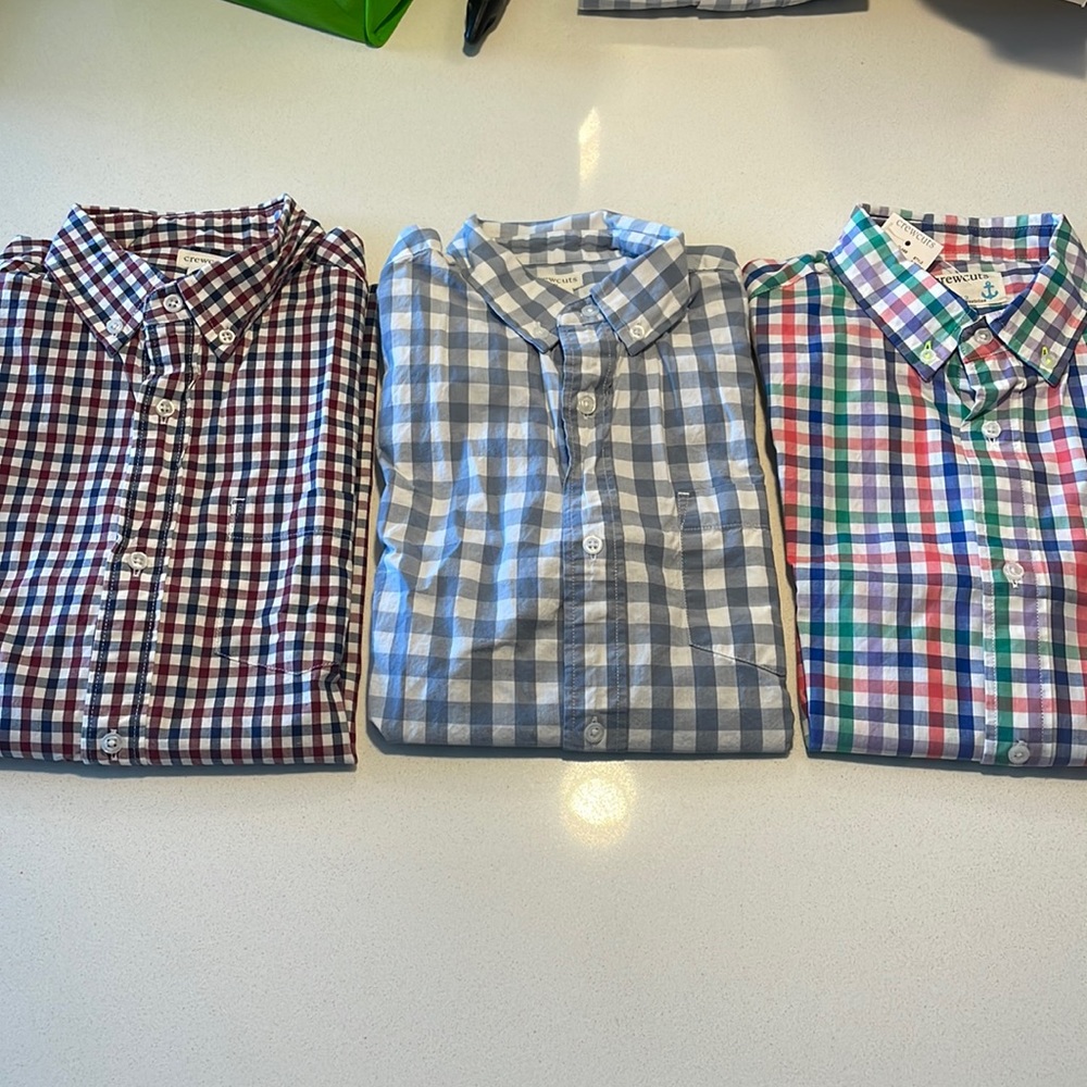 Three Crewcuts long sleeve shirts